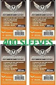 MayDay Games 7044 Clear Sleeves 57.5x89mm USA Chimera Size (4x100 Pack 400 Sleeves)