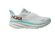 Hoka Women's Clifton 9 Running Shoes (Frost/Rose Gold, Size 11 US)