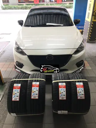 魂動馬自達MAZDA3升級利奧輪胎225/40/18