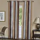 Ombre Panel Light Filtering Semi-Sheer Window Curtain - 84 Inch Length, 50 In...