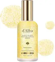 d'Alba Italian White Truffle Oil Capsule Serum, Dily Vita Boost for Luminous Skin, Double Vitamin Formula, Korean Skin Care 100ml