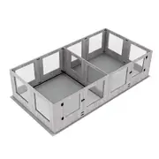 Fin Smooth Glass Paw Don't Get Scratched Large Pet Pen Cat Dog Playpen Whelping Box