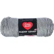 Red Heart Super Saver Yarn-Dusty Gray E300B-340