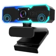 1080P 60FPS Streaming Camera Webcam with Microphone and Fill RGB