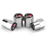 Silver GR Toyota Valve Stem Caps for Supra, GR86, & GR Corolla FREE USA SHIPPING