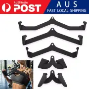 Cable Pulley Attachment Series Gym LAT Pull-Down Bar V-Grip Handle Accessory