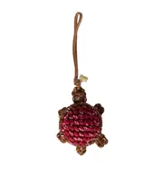 Cord and leather trick One size Tobacco/amaranth color