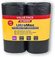 82L Extra Heavy Duty Garbage Bags, 100 Bags Value Pack, Extra Strong Multipurpose Rubbish Bags, XL Size Fits 82L Trash Bin
