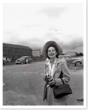 Lady Bird Johnson 1941 With Movie Camera 8x10 Silver Halide Photo