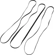 MOLUCKFU 3pcs Turntable Belt Set Replacement Rubber Belt for Turntables High Strength Wear-Resistant
