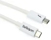 Startech Thunderbolt 3 Cable - 2m, 20 Gbit/s, USB-C - White