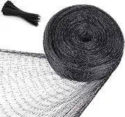 Bird Netting for Garden Protection, 13x32FT Garden Netting w/ 0.8" Mesh, Poultry Netting for Chicken Coop, Deer Fence Netting for Plants Fruit Trees Vegetables Against Birds, Squirrels, Other Animals