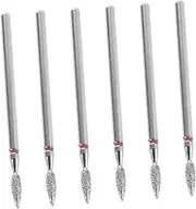 Versatile Nail Drill Bits Set 6pcs Cuticle Removal Drill Bits Nail Drill Kit Nail Sander Polisher for Nail Care