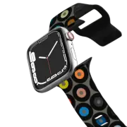 Apple Watch Series 4-6, SE (40mm) Impact Band VINYL metal gray apple watch band