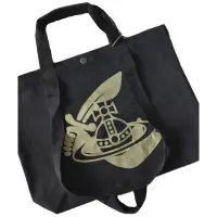 在飛比找蝦皮購物優惠-Vivienne Westwood 土星 帆布包 購物袋 多