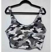 NWT OFFLINE by Aerie Real Me Camo Sports Bra XXL Combat Chic Athflow Bralette