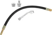 X AUTOHAUX 1 Set 135 Degree Copper Tire Valve Extension with Flexible Plastic 300mm Tyre Valve Stem Extender for Car Motorcycle RV Truck Bike