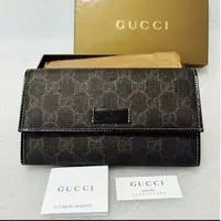 在飛比找蝦皮購物優惠-GUCCI 古馳 錢包 長夾 GG Supreme LOGO