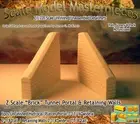 Scale Model Masterpieces “Brick” Retaining Wall Set (2pcs) Z Scale