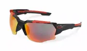 KOO Kask Orion Cycling Sunglasses Size M Made in Italy Zeiss Lenses black red