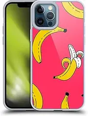 Head Case Designs Officially Licensed Haroulita Bananas Fruits Gel Case [Military Grade Protection] Compatible with Apple iPhone 12 Pro Max