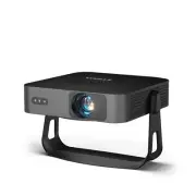 【360°Adjustable Stand & Auto Focus/Keystone】Mini Projector with WiFi and Blue...