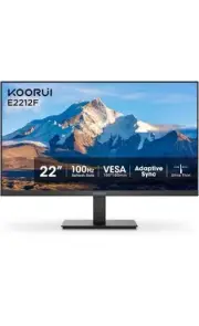 KOORUI 22 Inch Computer Monitor Full HD 1080P 100Hz PC Gaming Screen