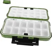 Kisangel Fishing Lure Storage Box Tackle Organizer for Freshwater/Saltwater Lightweight Portable