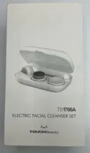NEW - TouchBeauty Electric Facial Cleanser Set - Multiple Speeds/Brush Heads