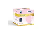 25Pcs KN95 N95 Disposable Face Mask -Pink