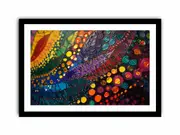 Colorful Dots Canvas Painting & Print