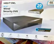 DVR Night Owl DVR, 16+4 Channel 4k Video Security System 2TB hard drive