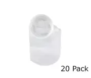 Simplicity 4" x 14" 200 Micron Aquarium Filter Sock w/ Plastic Ring (20 Pack)