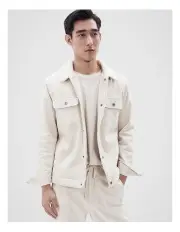[Unison] Cord Sherpa Jacket in Cream