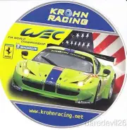 2013 Krohn Racing Ferrari F458 Italia LMGTE AM WEC round postcard