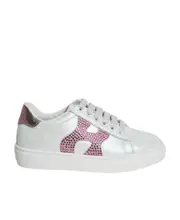 Hogan Kids J 340 H Sparkle Sneakers 30 White