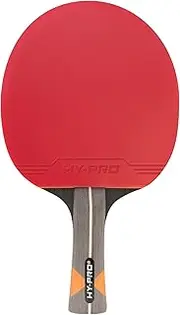 Hy-Pro Table Tennis Bat - Carbon Fibre Core, Durbale 7-Ply Wood, 2mm Sponge, with Head Cover, Performance Quality, Superior Spin & Control