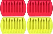 Crayon Double Tipped Triangular Silicone Crayon Molds (4 Pack)
