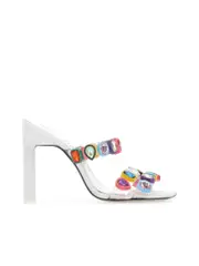 The Attico Embellished Pvc Nanci Mules