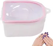 Nail Soaking Bowl | Nail Removal Bowl | Double Layer Manicure Acrylic Cuticle Bowls | Nail Soak Off Bowl for Nail Nutrition Caring and Softening Nail Cuticles