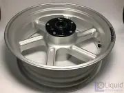 OZ motorbike Rear Wheel Rim, Anodized Silver