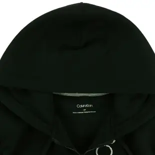 美國百分百【全新真品】Calvin Klein 外套 CK 保暖 logo 棉質 連帽外套 防風 黑色 M號 J668