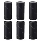 6 PK Car Tissues Cylinder Car Tissue Holder With Facial Tissues Bulk BLACK