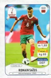 Romain Saiss Sticker World Cup Qatar 2022