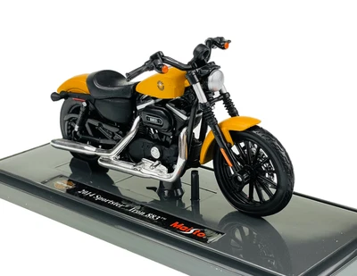 MAISTO 2014 HARLEY-DAVIDSON SPORTSTER IRON 883 1:18 DIE CAST LICENSED MOTORCYCLE