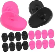 IWOWHERO 10Pairs Silicone Hair Dye Ear Covers Earmuffs for Hair Salon Use Ear Caps for Hair Dyeing Convenient Durable Protection for Home Professional Use