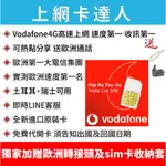 英國 VODAFONE 28天 歐洲 土耳其 吃到飽 法國 德國 西班牙 瑞士 上網卡 4G  5G SIM卡 網卡