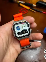 Launch Control - NASA mod – Modified Watch Based on Casio AE-1200 CNC Steel Cas