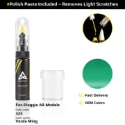 Touch Up Paint For Piaggio All Models 325 Verde Ming With Polish Paste