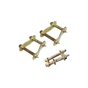 Rear EFS Greaseable Leaf Spring Shackles + Pins for Toyota Hilux RN110 LN111